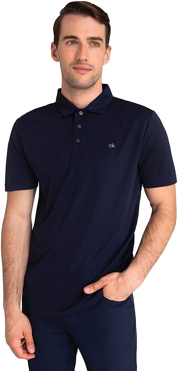 Calvin Klein Mens Avenue Golf Polo Shirts
