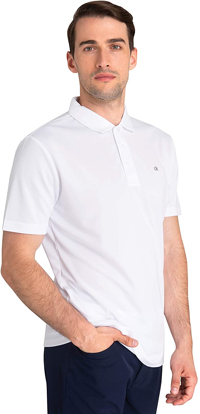 Calvin Klein Mens Avenue Golf Polo Shirts
