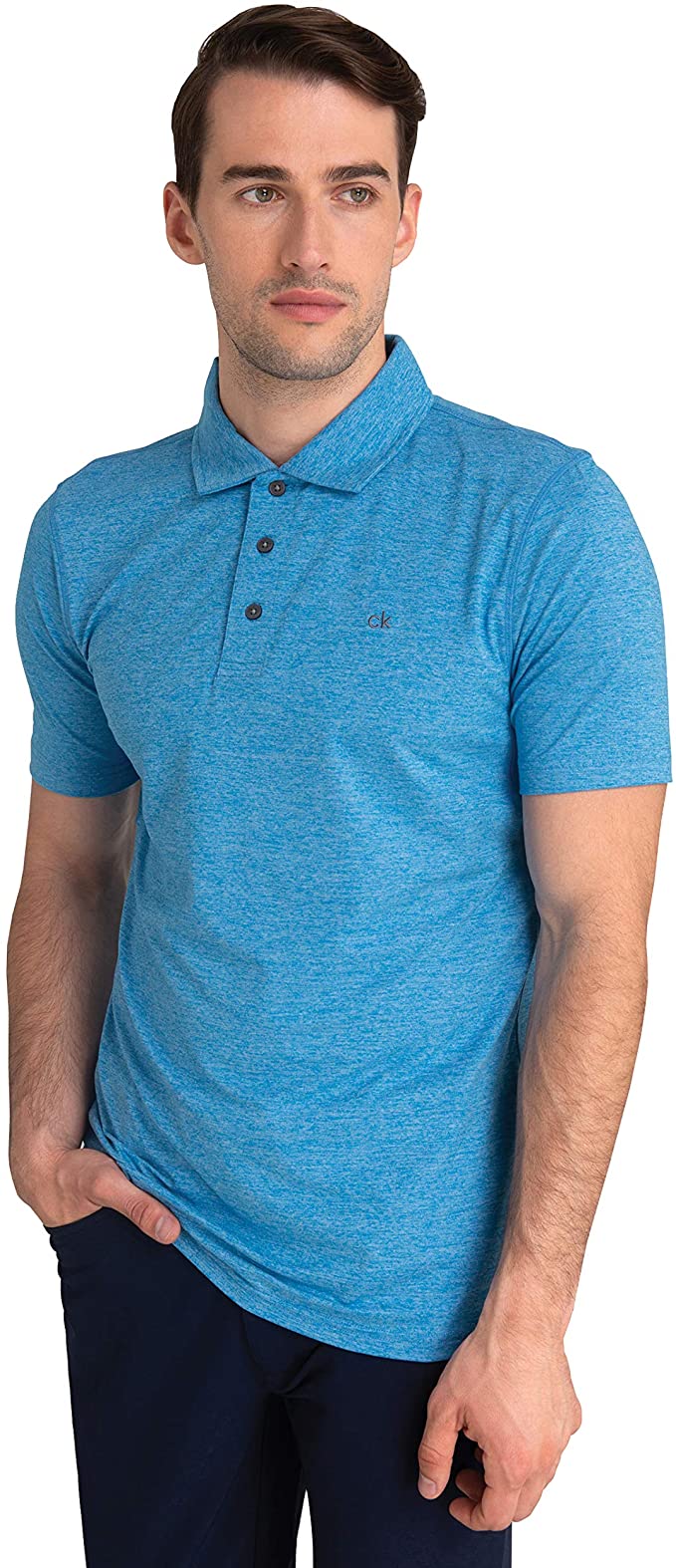 Calvin Klein Mens Newport Golf Polo Shirts