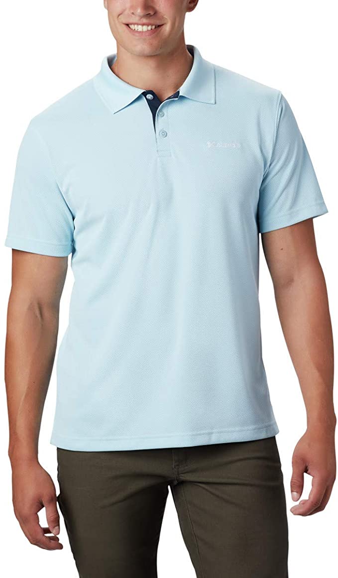 Columbia Mens Utilizer Wicking Golf Polo Shirts