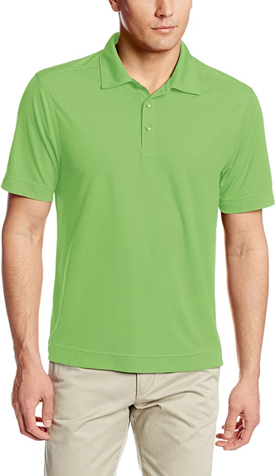 IZOD Mens Chest Striped Pieced Golf Logo Polo Shirts
