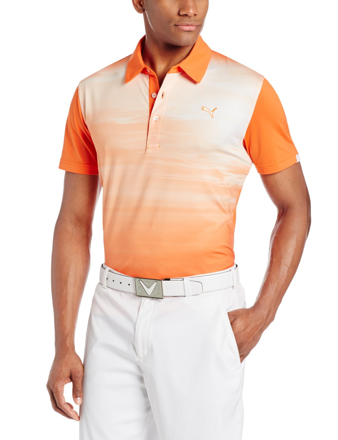 Puma Mens NA Digi-Sky Golf Polo Shirts