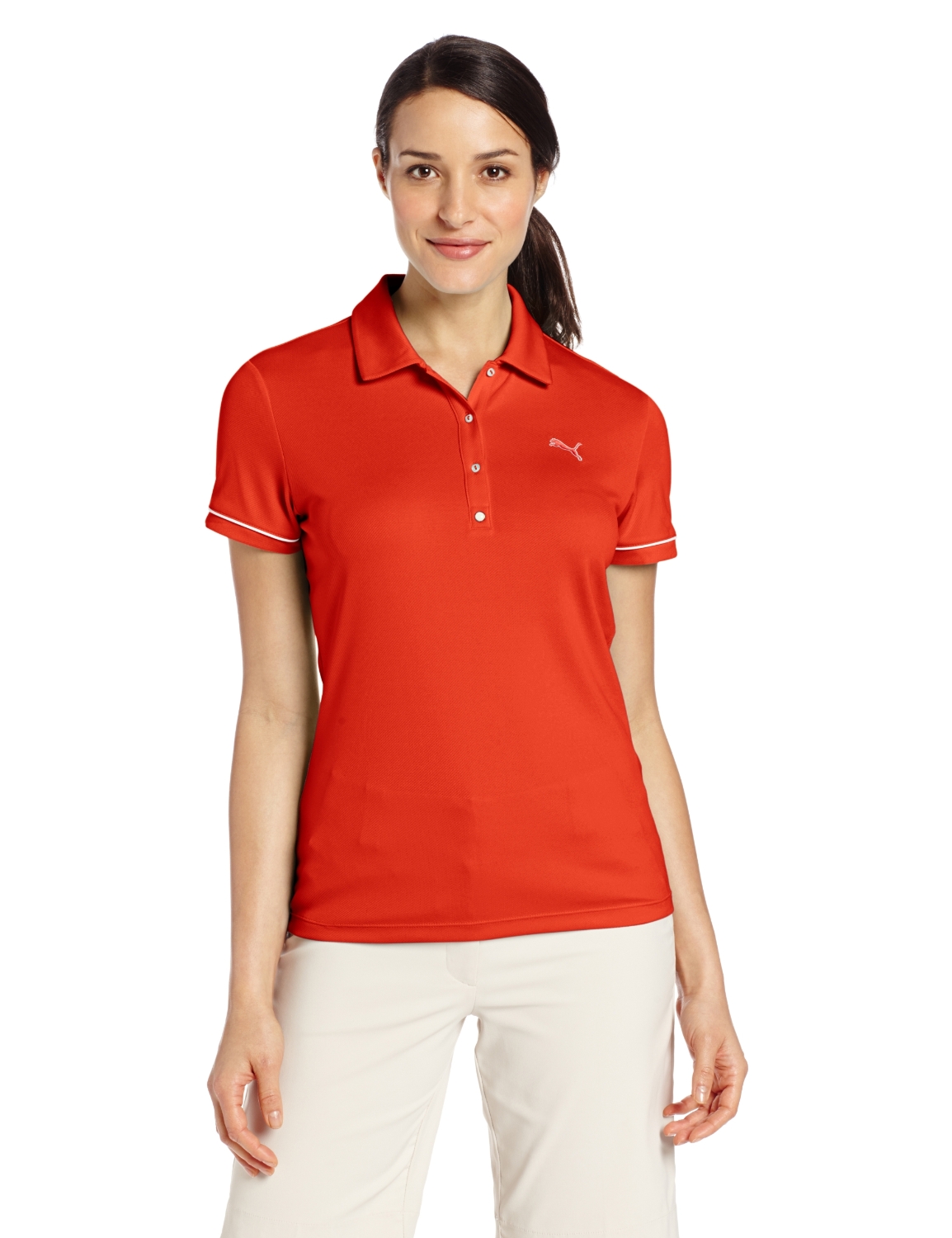 Puma Womens NA Tech Golf Polo Shirts