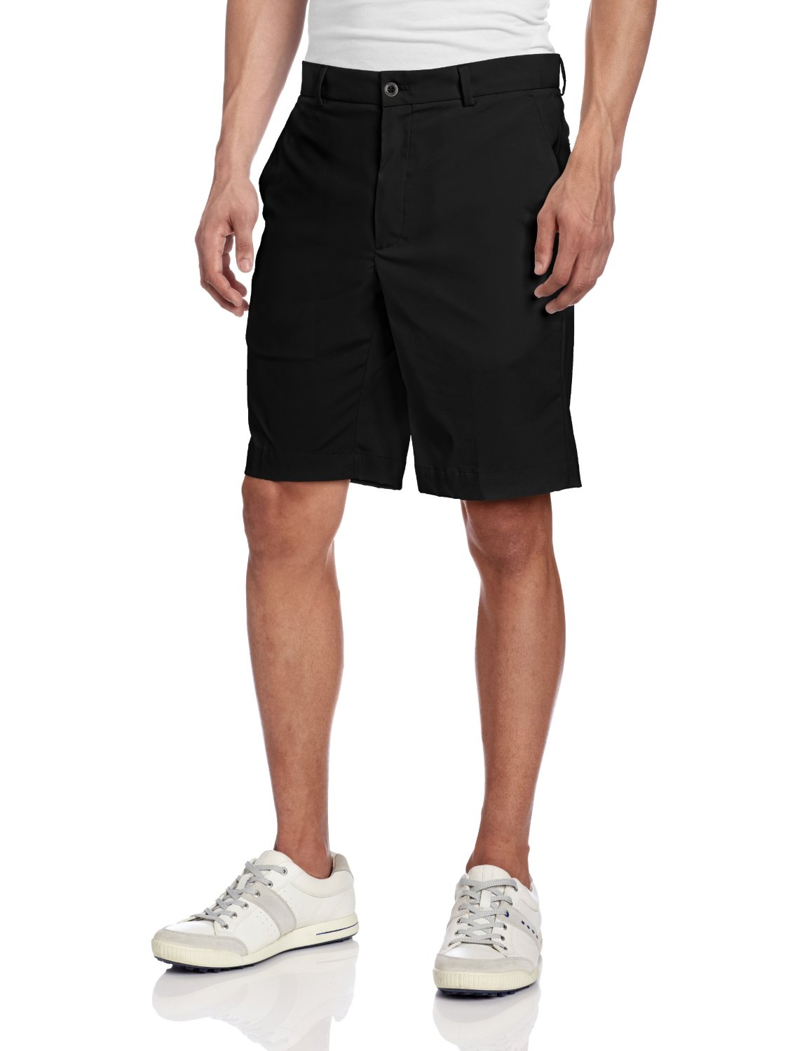 Greg Norman Mens Tech Flat Front Golf Shorts